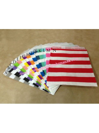 Tas Ultah Kertas Paper Bag Sailor Strip
