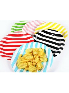 Paper Plate - Round Stripe