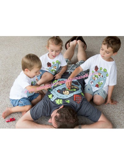 Kaos Road Map T Shirt