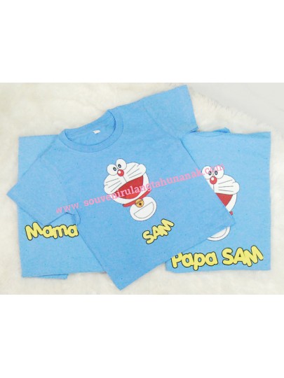 Baju Ultah Keluarga Custom