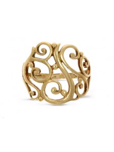 Tribal Yellow Gold Ring H-R011 (Preloved)