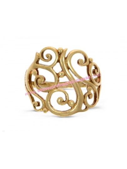 Tribal Yellow Gold Ring H-R011 (Preloved)